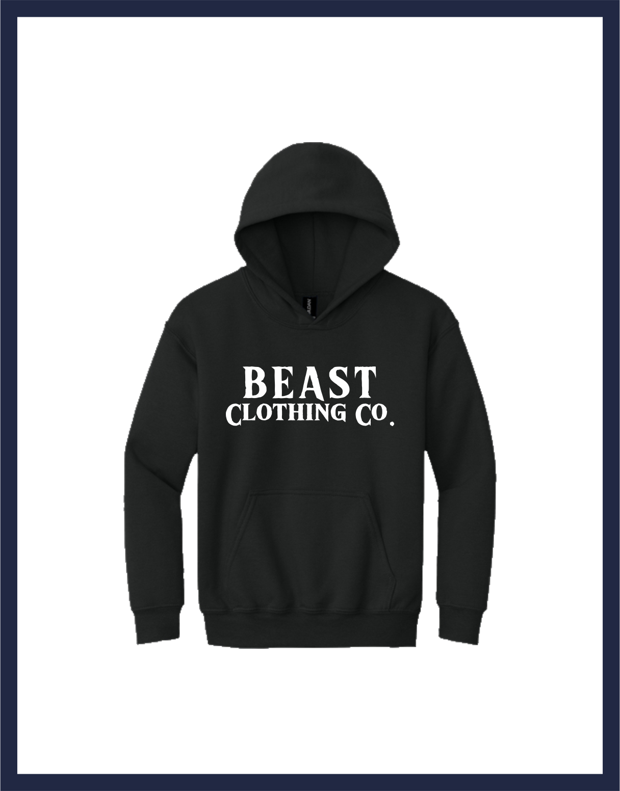 Youth Hooded Sweatshirt [Text Logo]