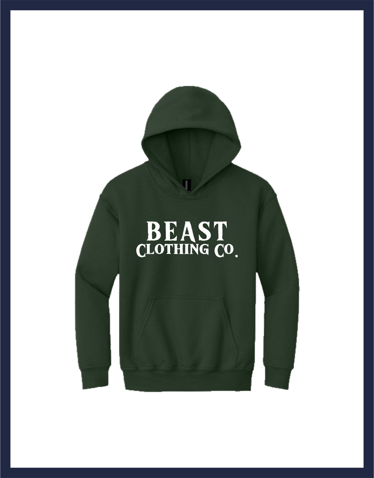 Youth Hooded Sweatshirt [Text Logo]