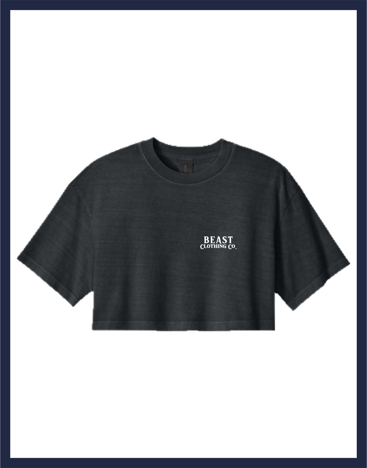 Cropped Tee [Text Logo]