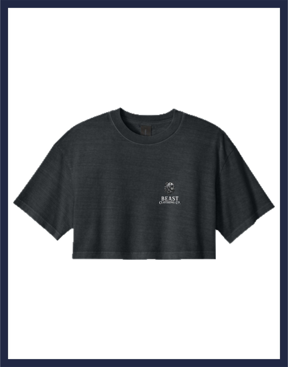 Cropped Tee [Bear Logo]