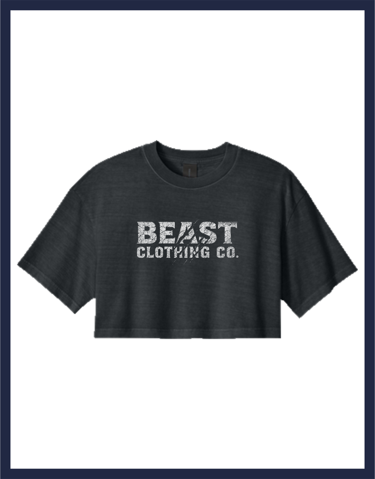 Cropped Tee [Clawed Logo]