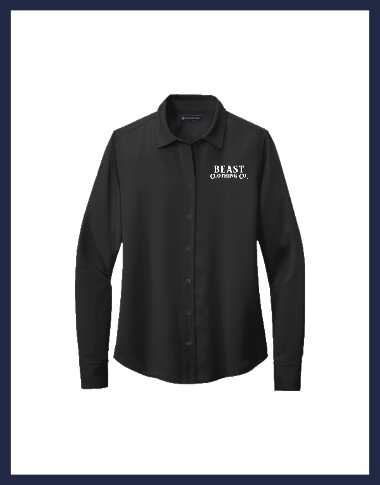 Women’s Full-Button Satin Blouse