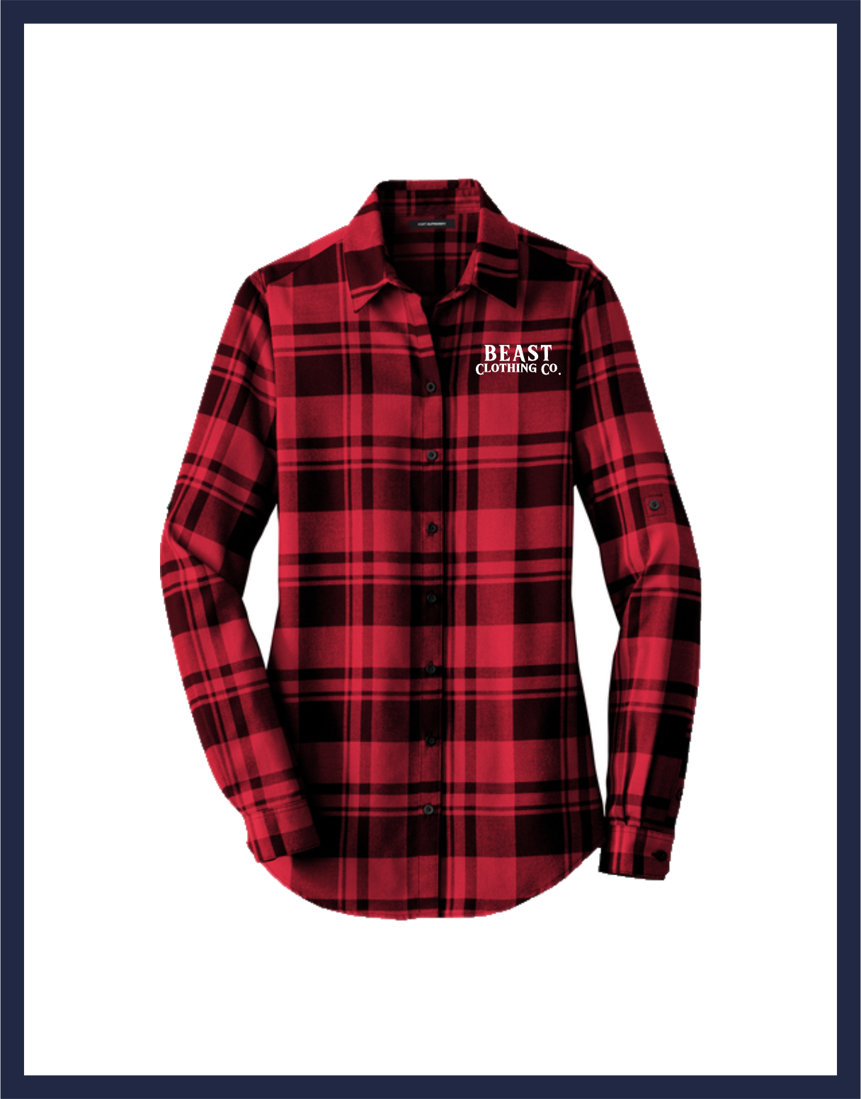 Women's Plaid Flannel Tunic