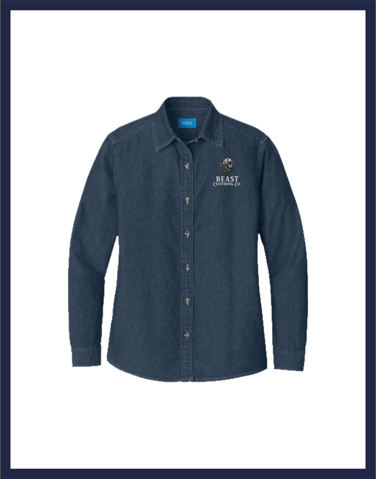 Women's Long Sleeve Value Denim Shirt